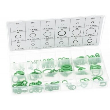 Tarpinių rinkinys kondicionavimo sistemoms 225vnt. Tarpinių rinkinys kondicionavimo sistemoms 225vnt.
