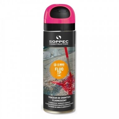 Dažai žymėjimui fluores. rožiniai 500ml Dažai žymėjimui fluores. rožiniai 500ml