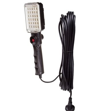 Darbo lempa 25 SMD LED 230V su magnetu 3