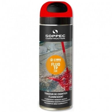 Dažai žymėjimui fluores. raudoni 500ml Dažai žymėjimui fluores. raudoni 500ml