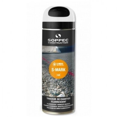 Dažai žymėjimui Line Construction S Mark balti 500ml Dažai žymėjimui Line Construction S Mark balti 500ml