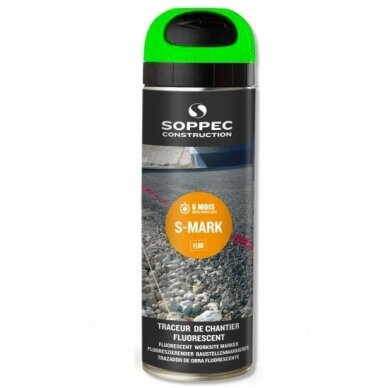Dažai žymėjimui Line Construction S Mark žali 500ml Dažai žymėjimui Line Construction S Mark žali 500ml