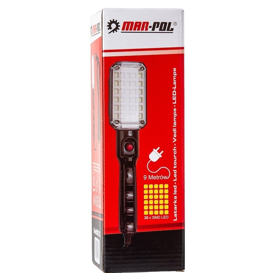 Darbo lempa 25 SMD LED 230V su magnetu 6