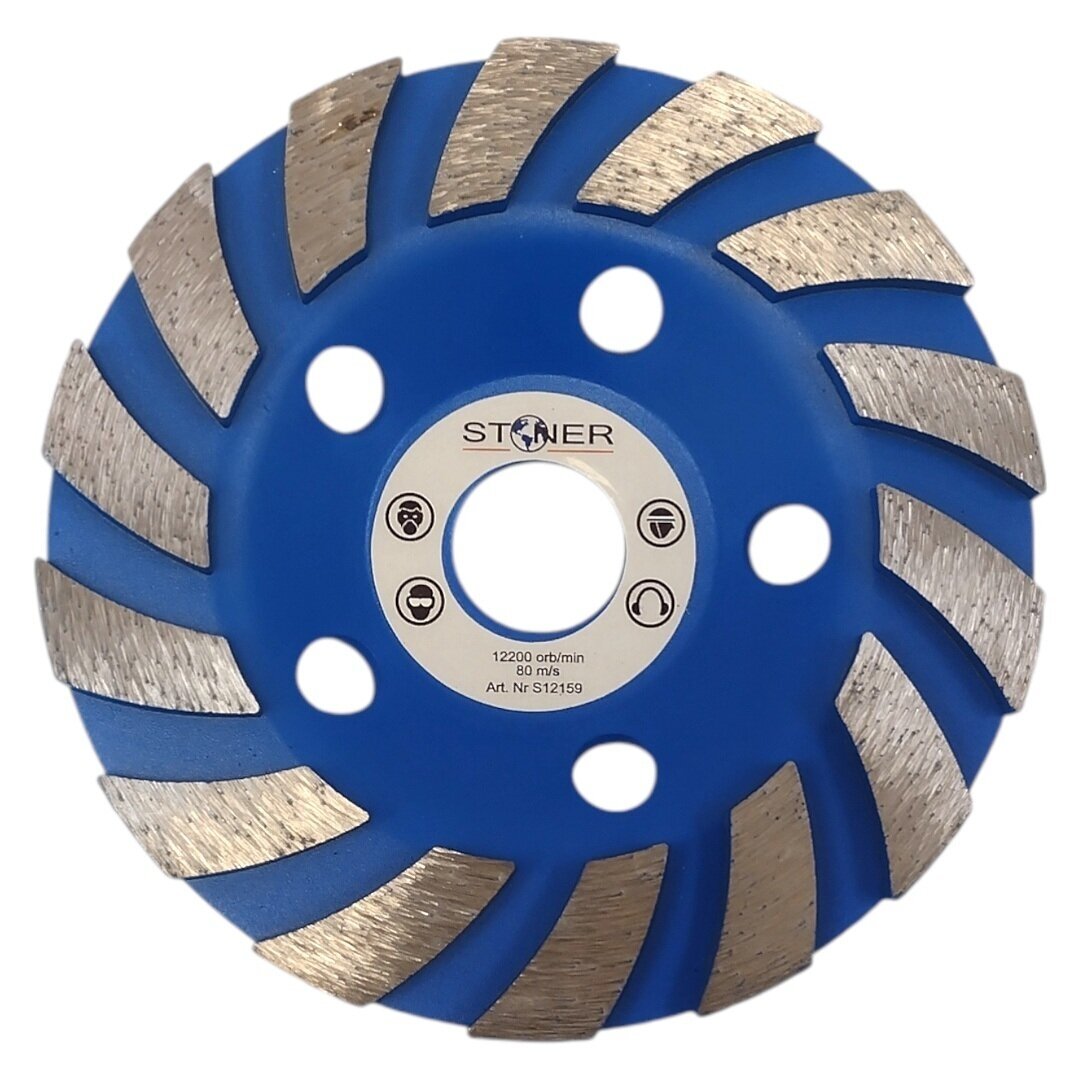 Deimantinis diskas šlifavimui segmentinis 125x22.2mm TURBO Deimantinis diskas šlifavimui segmentinis 125x22.2mm TURBO