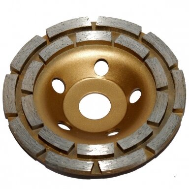 Deimantinis diskas šlifavimui segmentinis 125x22.2mm Deimantinis diskas šlifavimui segmentinis 125x22.2mm