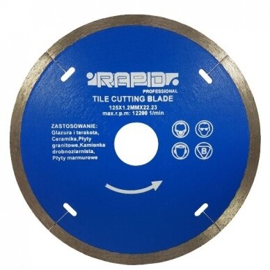 Deimantinis diskas ištisinis staklėms 180x1.6x25.4mm