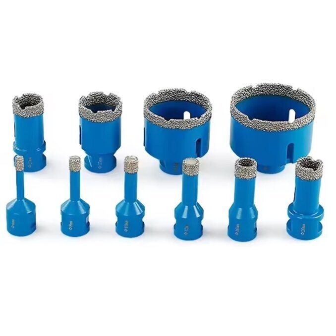 Grąžtų karūnų rinkinys betonui M14 6-68mm 12vnt. 6 Grąžtų karūnų rinkinys betonui M14 6-68mm 12vnt. 6