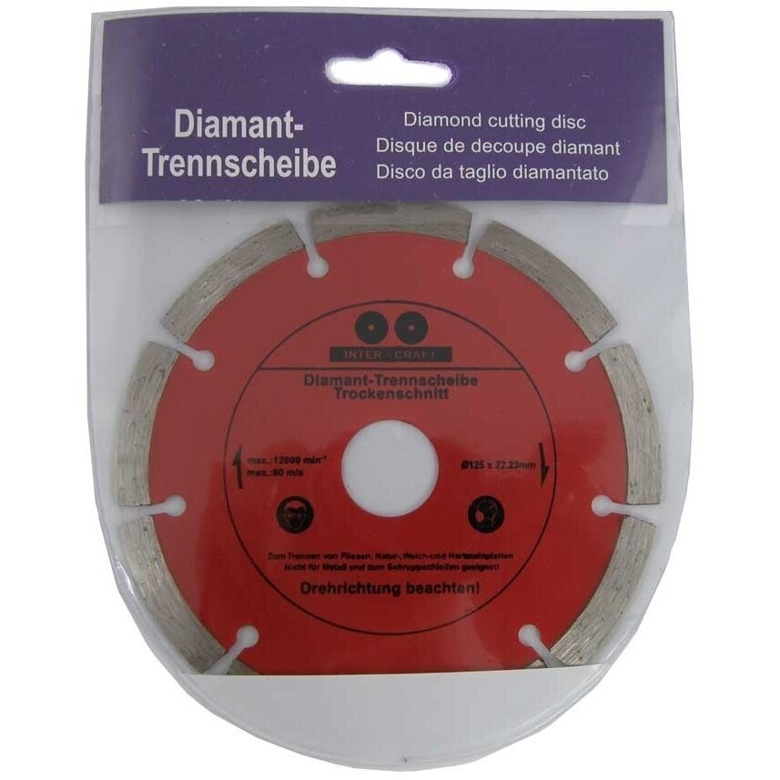 Deimantinis diskas segmentinis 125x22.2 1 Deimantinis diskas segmentinis 125x22.2 1