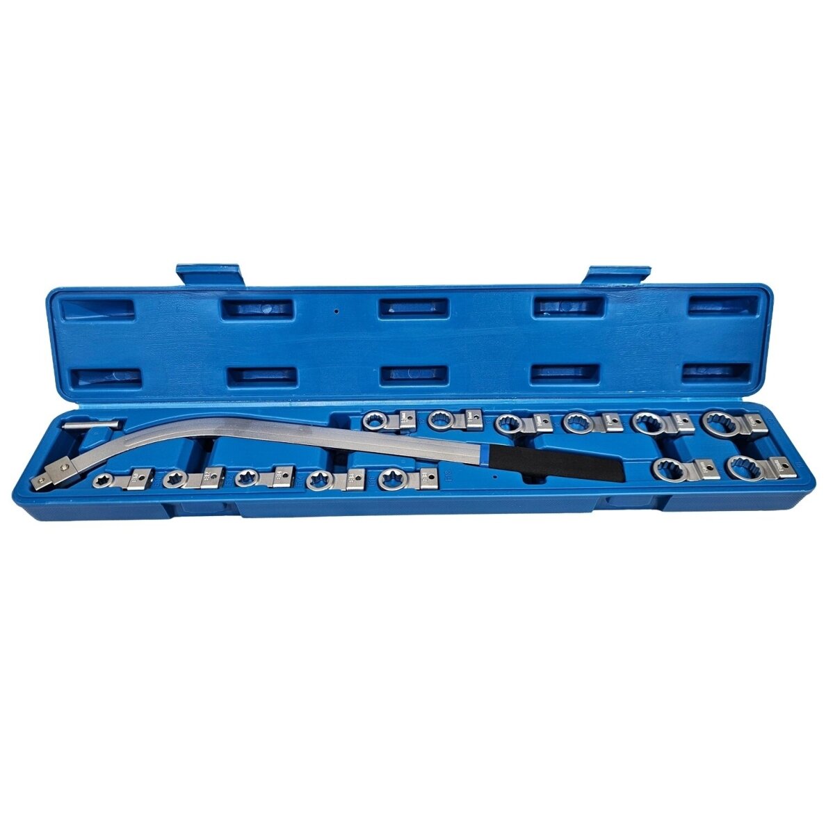 Diržo įtempimo raktų rinkinys 12 kampų 12-19mm / E-tipo E10-E18 2