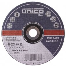 Diskas pjovimui 150mm 1.6mm 22.2mm UNICO