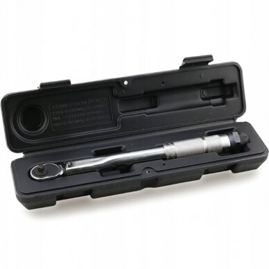 Dinamometrinis raktas 1/4` 5-25Nm L-280mm 8219 Dinamometrinis raktas 1/4` 5-25Nm L-280mm 8219