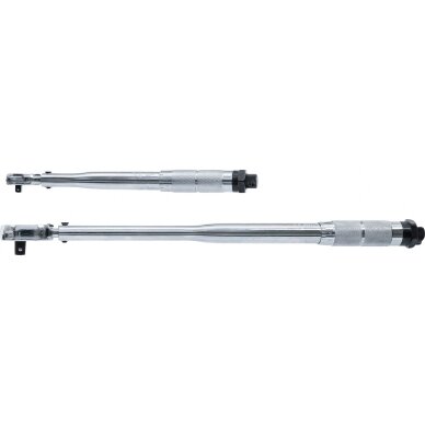 Dinamometrinių raktų rinkinys 1/2` + 1/4` 5vnt. L-265mm/470mm 70190 3