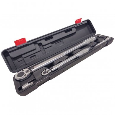Dinamometrinių raktų rinkinys 1/2` + 1/4` 5vnt. L-265mm/470mm TW1412