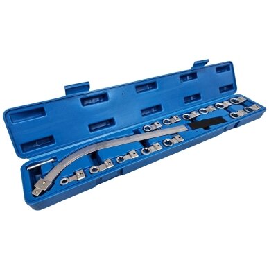 Diržo įtempimo raktų rinkinys 12 kampų 12-19mm / E-tipo E10-E18