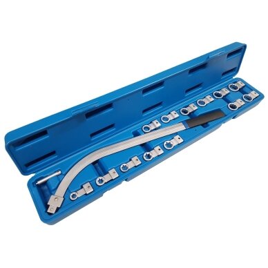 Diržo įtempimo raktų rinkinys 12 kampų 12-19mm / E-tipo E10-E18 3