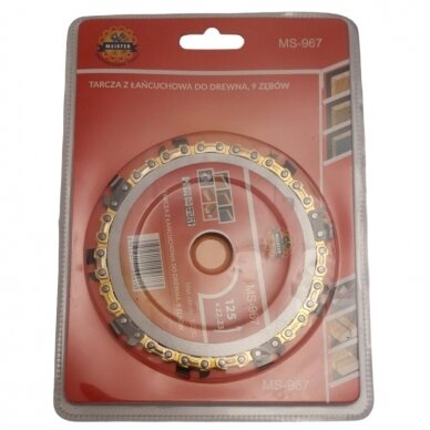 Diskas medžiui grandininis 125x22mm 9T 1 Diskas medžiui grandininis 125x22mm 9T 1