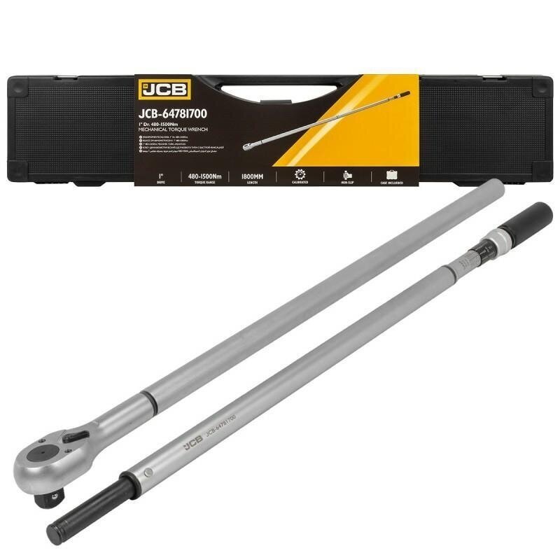 Dinamometrinis raktas 1` 480-1500Nm L-1800mm JCB-64781700 Dinamometrinis raktas 1` 480-1500Nm L-1800mm JCB-64781700