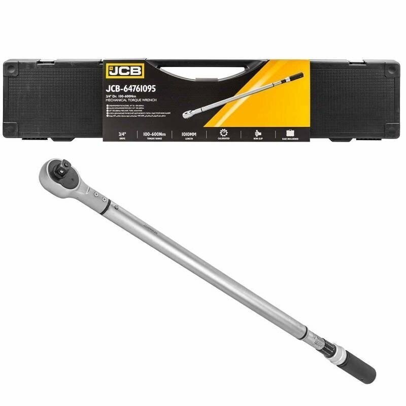 Dinamometrinis raktas 3/4` 100-600Nm L-1010mm JCB-64761095 Dinamometrinis raktas 3/4` 100-600Nm L-1010mm JCB-64761095