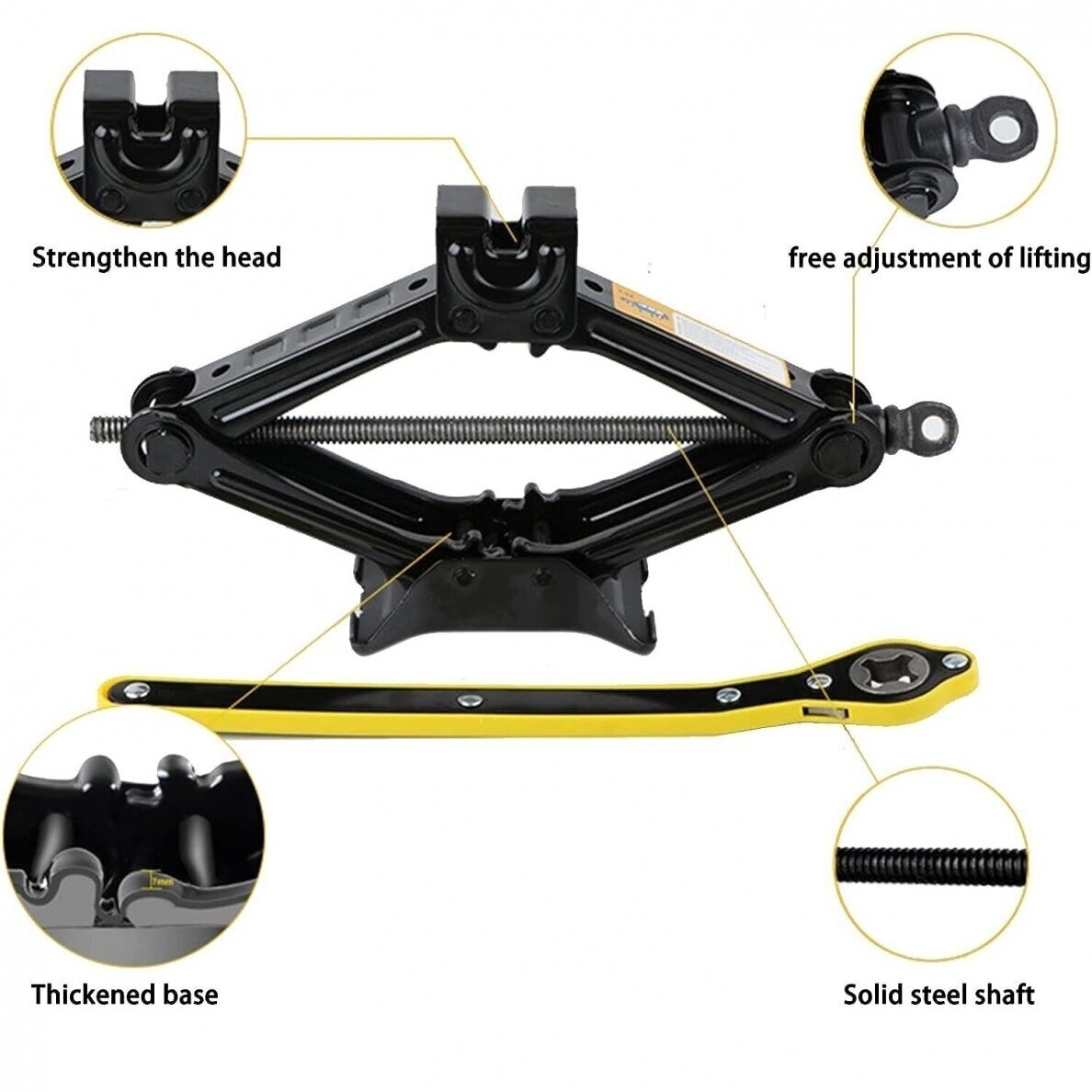 Domkratas trapecinis 2t 100-385mm ZD100273 2