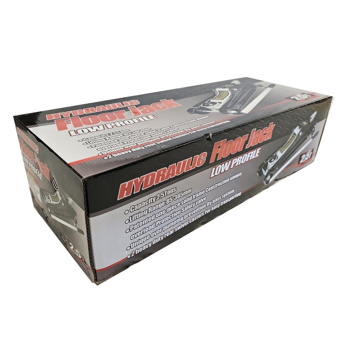 Hidraulinis domkratas su ratukais pažemintas sukama rankena 2.5T 85-385mm 1720R 1 Hidraulinis domkratas su ratukais pažemintas sukama rankena 2.5T 85-385mm 1720R 1