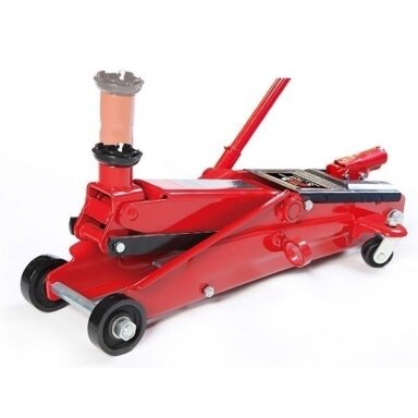 Hidraulinis domkratas su ratukais paaukštintas 2.5T 150-530mm T83006B Hidraulinis domkratas su ratukais paaukštintas 2.5T 150-530mm T83006B