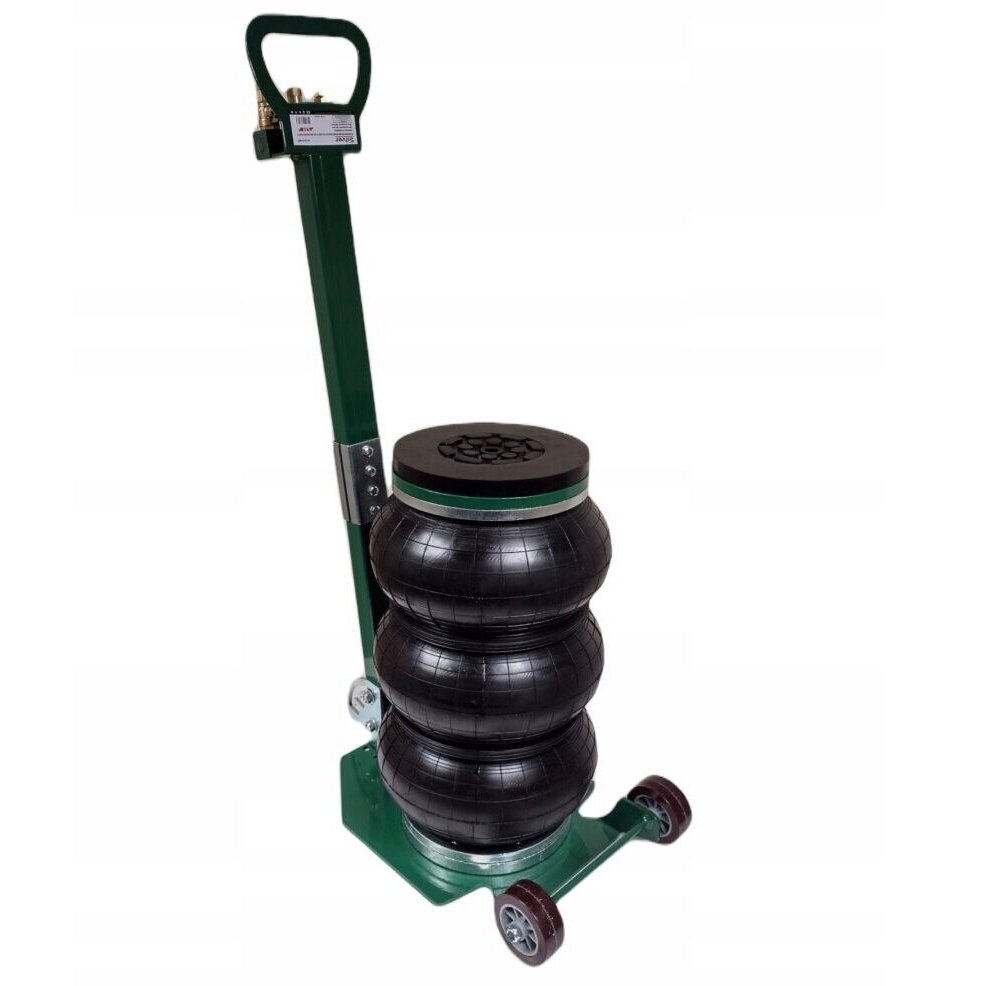 Pneumatinis domkratas su reguliuojama rankena su ratukais 3.5t 150-400mm + apsauginė guma S11087 Pneumatinis domkratas su reguliuojama rankena su ratukais 3.5t 150-400mm + apsauginė guma S11087