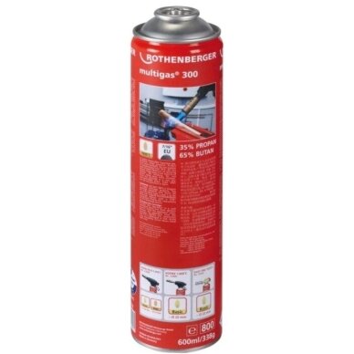 Dujos ROTHENBERGER MULTIGAS 600ml Dujos ROTHENBERGER MULTIGAS 600ml