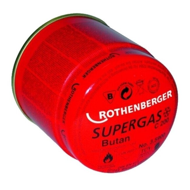 Dujos ROTHENBERGER Super Gas C200 190gr. Dujos ROTHENBERGER Super Gas C200 190gr.