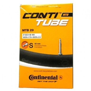 Dviračio kamera CONTINENTAL 28/29" x 1.90/2.40 Dviračio kamera CONTINENTAL 28/29" x 1.90/2.40