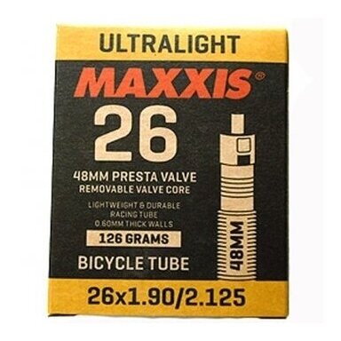 Dviračio kamera MAXXIS 26" x 1.90/2.125 PRESTA 48 mm RVC