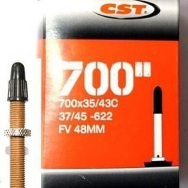 Dviračio kamera CST 700 x 35/43C, F-V 48 mm Dviračio kamera CST 700 x 35/43C, F-V 48 mm