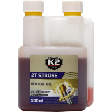 Dvitaktis tepalas raudonas 500ml K2 Dvitaktis tepalas raudonas 500ml K2