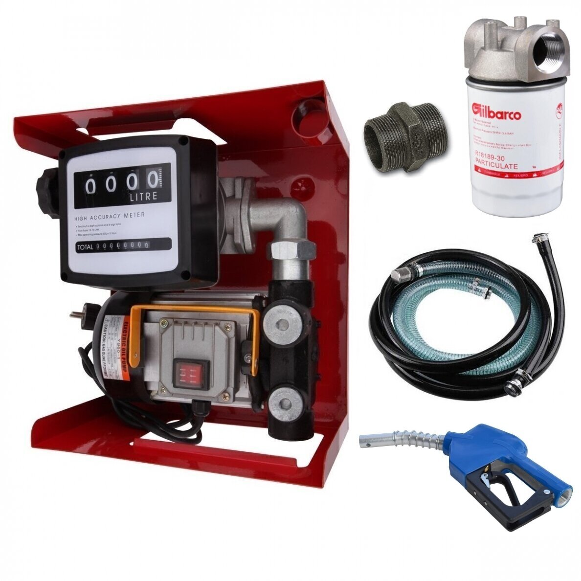 Dyzelino perdavimo siurblys su automatiniu pistoletu ir priedais 230V ACFD60A+