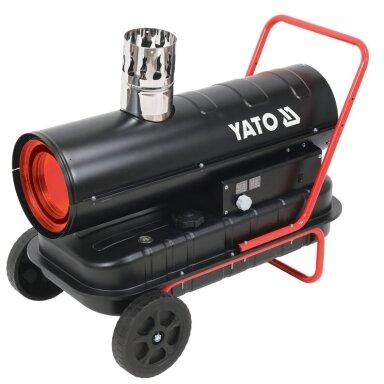 Dyzelinis / tepalinis šildytuvas su termostatu + išėjimo kaminas 30KW/230V YT-99739 Dyzelinis / tepalinis šildytuvas su termostatu + išėjimo kaminas 30KW/230V YT-99739
