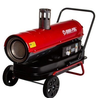 Dyzelinis šildytuvas su termostatu + išėjimo kaminas 30KW/230V M80934 Dyzelinis šildytuvas su termostatu + išėjimo kaminas 30KW/230V M80934