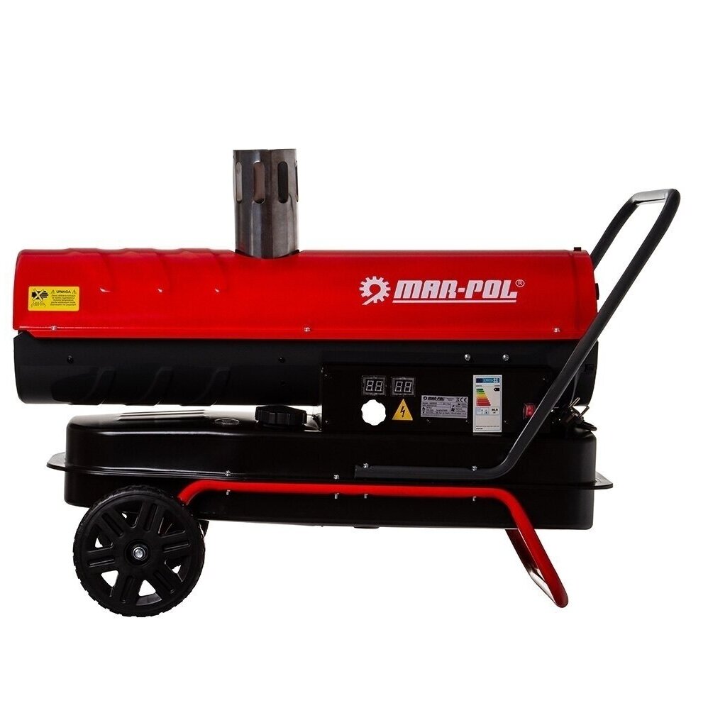Dyzelinis šildytuvas su termostatu + išėjimo kaminas 30KW/230V M80934 1 Dyzelinis šildytuvas su termostatu + išėjimo kaminas 30KW/230V M80934 1