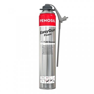 EasyGun PENOSIL sandarinimo putos visiems sezonams 750ml. EasyGun PENOSIL sandarinimo putos visiems sezonams 750ml.