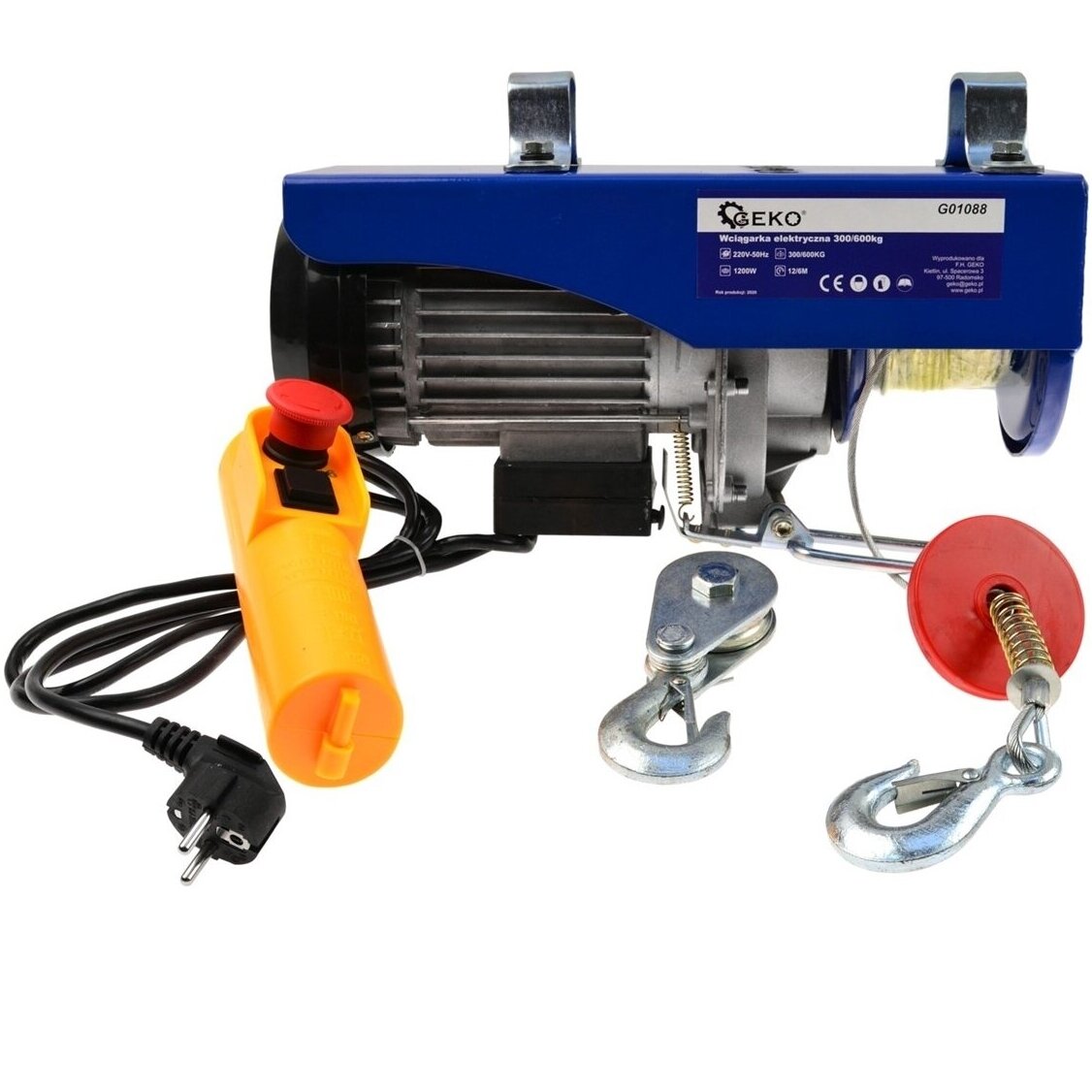 Elektrinė gervė 220V 600kg Elektrinė gervė 220V 600kg