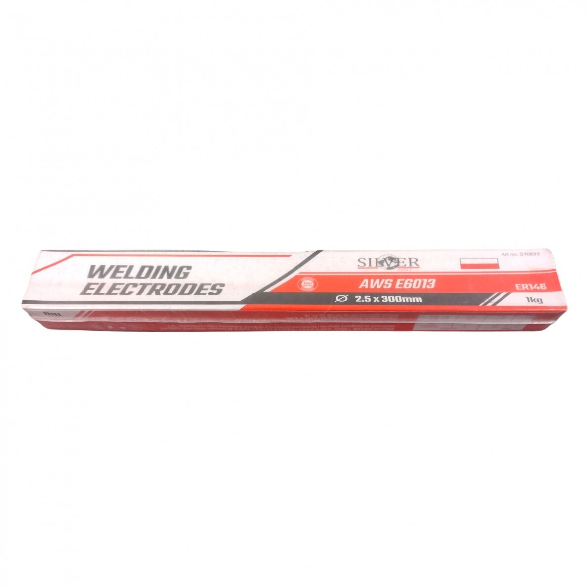 Suvirinimo elektrodai 2.5mm x 300 1kg S10833 Suvirinimo elektrodai 2.5mm x 300 1kg S10833