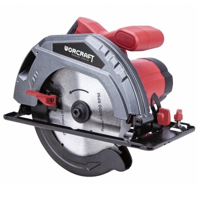 Elektrinis diskinis pjūklas 1500W 185mm WORCRAFT CS15185 Elektrinis diskinis pjūklas 1500W 185mm WORCRAFT CS15185