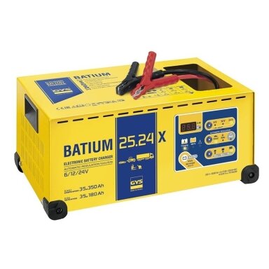 Elektroninis akumuliatoriaus įkroviklis GYS Batium 25/24