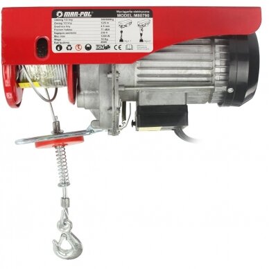 Elektrinė gervė 220V 600kg 2 Elektrinė gervė 220V 600kg 2