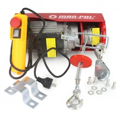 Elektrinė gervė 220V 600kg 3 Elektrinė gervė 220V 600kg 3