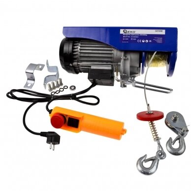 Elektrinė gervė 220V 600kg 1 Elektrinė gervė 220V 600kg 1