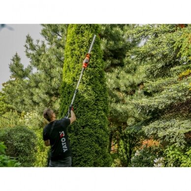Elektrinės gyvatvorių žirklės su prailginimu 51cm 1 Elektrinės gyvatvorių žirklės su prailginimu 51cm 1