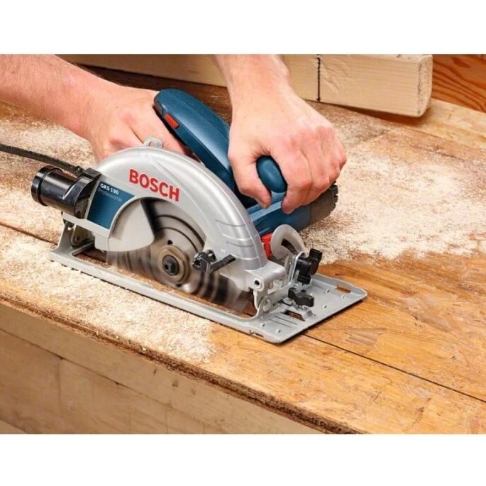 Elektrinis diskinis pjūklas 1400W 190mm BOSCH GKS 190 2 Elektrinis diskinis pjūklas 1400W 190mm BOSCH GKS 190 2
