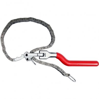 Raktas tepalo filtrui su grandine šarnyrinis Ø60-160mm 3 Raktas tepalo filtrui su grandine šarnyrinis Ø60-160mm 3