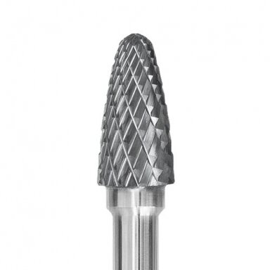 Freza kūginės užapvalintos formos 12x25 6mm F1225D Freza kūginės užapvalintos formos 12x25 6mm F1225D