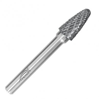 Freza kūginės užapvalintos formos 12x25 6mm F1225D 1 Freza kūginės užapvalintos formos 12x25 6mm F1225D 1