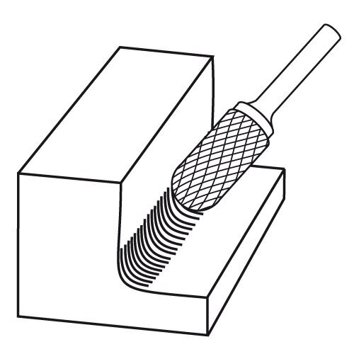 Freza apvalios formos 10x20 6mm C1020D 2 Freza apvalios formos 10x20 6mm C1020D 2